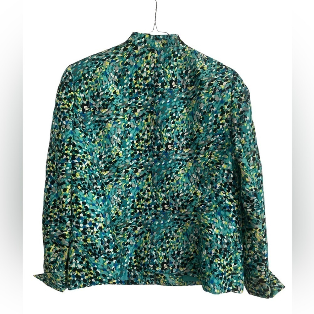 Kasper Green Multicolored Women’s Blazer-Size 8P - Picture 4 of 8